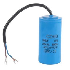 Condensador de Arranque Capacidad CD60 200µF 250v
