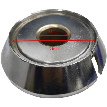 Nickel-plated Burner Head Ø100mm Ø33mm 8KW DRN