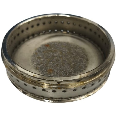 Nickel-plated burner cover Ø100mm H26mm 8KW DRN