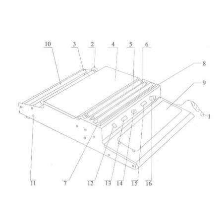 Embaladora manual de mesa TW-450E