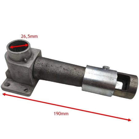 Base de quemador Ø100mm 8KW DRN rosca M10 paso 1,25 L190mm