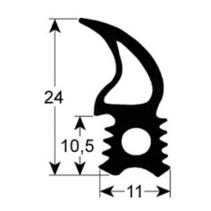 Junta de porta perfil 2715 L 465mm A 510mm 900369 49853