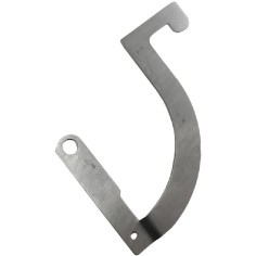 Charnière droite lave-vaisselle Ozti 2710.00502.49 Acier inoxydable Vue de face