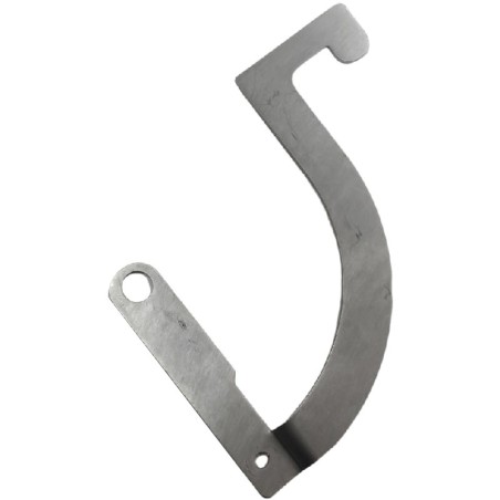 Dobradiça direita para lava-louças Ozti 2710.00502.49 Aço Inoxidável Vista frontal