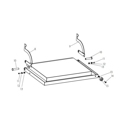 Right hinge dishwasher Ozti 2710.00502.49 Stainless Steel Front view