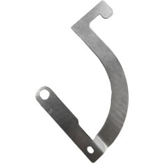 Dobradiça esquerda para lava-louças Ozti 2710.00502.490 Aço Inoxidável Vista frontal