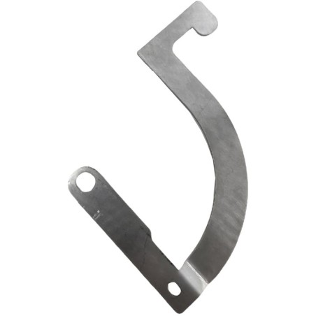 Dobradiça esquerda para lava-louças Ozti 2710.00502.490 Aço Inoxidável Vista frontal