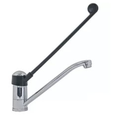 grifo monomando de 1 orificio manilla larga empalme 1/2" longitu