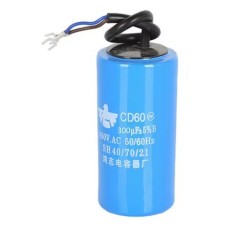 Start capacitor capacity 300µF 450V CD60 50-60hz 50x105mm