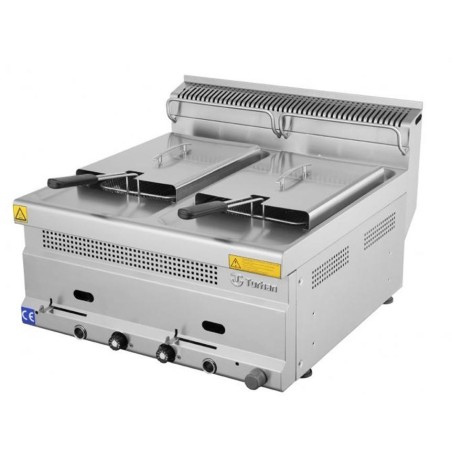 Freidora de Gas Doble Seno 12L Turhan Serie 630