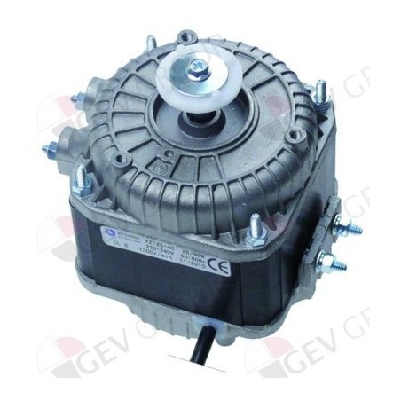 motor de ventilador 25W 230V 50-60Hz L1 49mm L2 80mm L3 112mm An