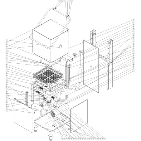 Filtro bandeja lavavajillas WZ-100 290x 245mm ADWPL013 300310020020016