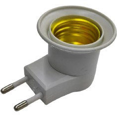 E27 lamp holder with switch