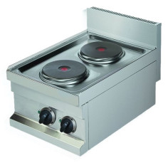 Electric countertop stove 2 burners Series 600 EC604 400mm