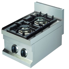 Cuisinière à gaz 2 feux sur table Série 600 GC604 400mm