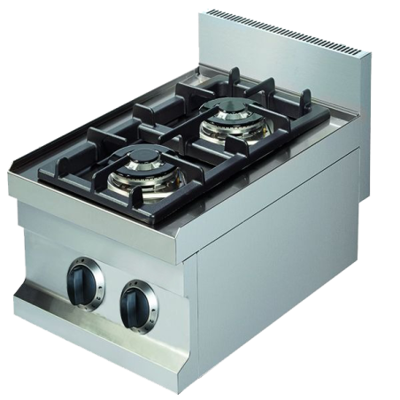 Cuisinière à gaz 2 feux sur table Série 600 GC604 400mm
