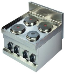 Cocina eléctrica 4 fuegos sobremesa Serie 600 EC606 600mm