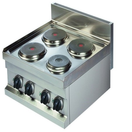 Electric tabletop cooker 4 burners Series 600 EC606 600mm