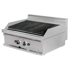 Parrilla de vapor a gas doble Serie 600 GW606 600mm