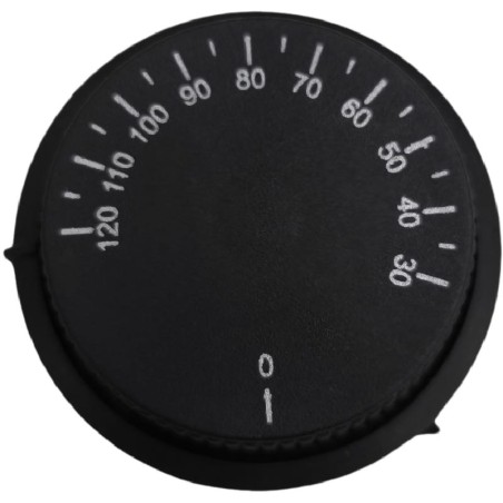 Pomo termostato Ego 30-120ºC Lavavajillas Ozti 6234.00001.037 eje 6x4,6mm