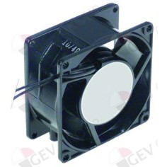 ventilateur axial L 80mm L 80mm H 38mm 230VAC 50/60Hz 14/13,5W c