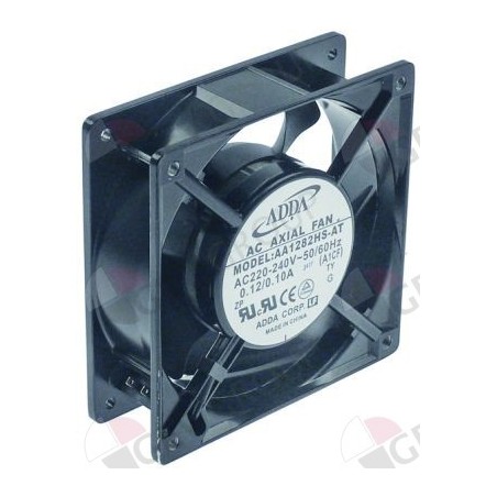 ventilateur axial L 119mm L 119mm H 38mm 230VAC 50/60Hz 17/15W c