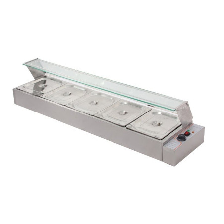 Vitrine chaude au bain-marie BM-5