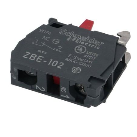 bloc de contact EFA ZBE-102 1NC max. 230V 10(6)A noir 347600
