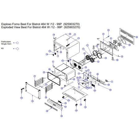 resistência 2535/3100W 208/230V 420189 Bake Off 373500041 Best For 420189