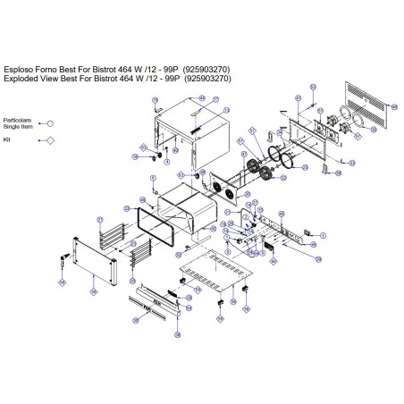 Turbina Ø200x61mm aspas 45 122164 601781 391500016 Bake Of Best For