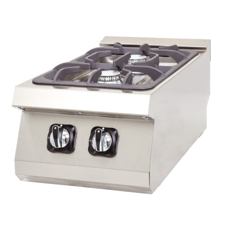Cocina a gas 2 fuegos sobremesa Serie 600 DRNGO-4060 400mm
