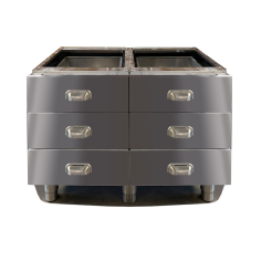 Neutral furniture with drawers 800x610x630mm Series 700 D722C