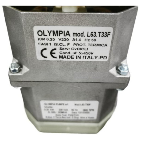 Pompe d'entrée Olympia L63.T33F EUT.1100 M.ELK-MTR-PMP-003