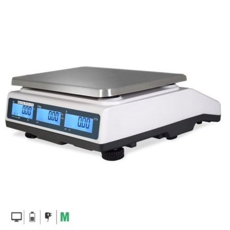 Flat Scale XTA 15-30 Kg Increment 5-10 Gr RS232 261191