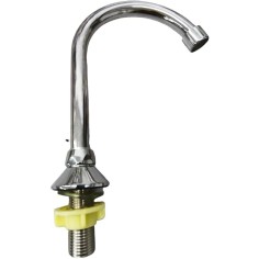 Robinet pour lavabo à pédale filetage 1/2" rotatif