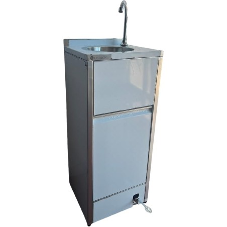 Wall-Mounted Washbasin with Pedal and Trash Bin FSF-WB004