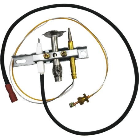 Piloto de encendido 3 llamas Freidora GF-17 GF-23 Conjunto termopar M10x1 cable de encendido electrodo