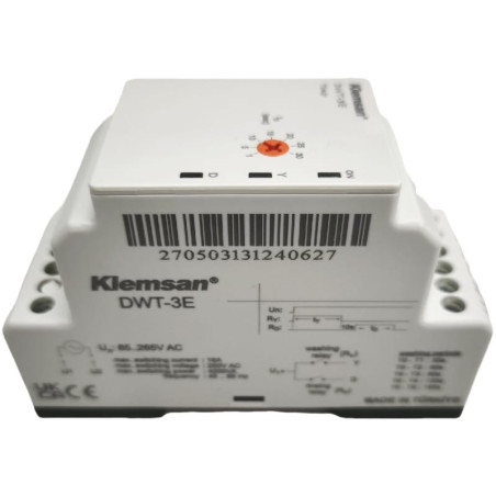 Programmateur relais temporisé Klemsan DWT-3E ERS.M.ELK-KNT-ROL-020