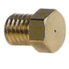 bico do queimador piloto gás natural código 40 broca ø 0,4mm rosca M4,5x0,5 UE 1 pçs latão Turhan