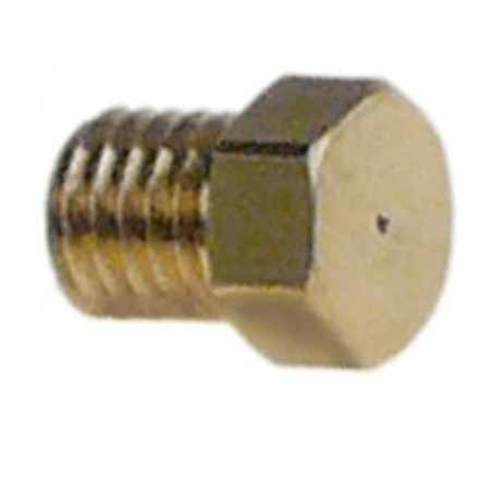 gicleur de brûleur pilote gaz naturel code 40 perceuse ø 0,4 mm filetage M4,5x0,5 UE 1 pièce laiton Turhan