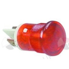 lampe de signalisation ø 16mm 230V rouge raccordement connecteur Faston
