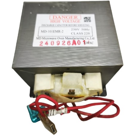 Transformateur haute tension Micro-ondes DMD100 MD-101EMR-2 403379 17470000001001 12238390 Z-SNXP25-E005 17470000000925