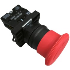 interruptor cabeza de hongo medida de montaje ø22mm 1NC PARO DE EMERGENCIA