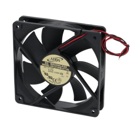 Axial fan L 119mm W 119mm H 25mm 12VDC 601158