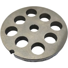 Placa Picadora de carne 32 Taladro 18mm sin pivote 1 muesca Inoxidable