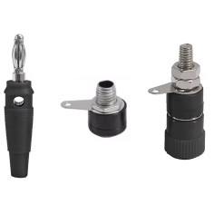 Kit de ficha banana M4 30A Barras de solda Ramón