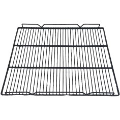 Grid shelf 560x480mm black laminated BLG1250-2M