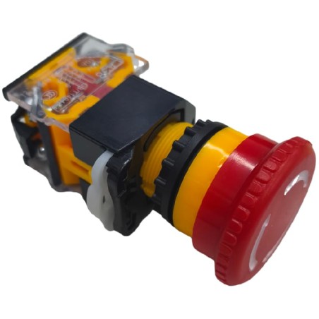 Interruptor de paragem de emergência SF-350 CR 2 NC, Referência 10 LA38