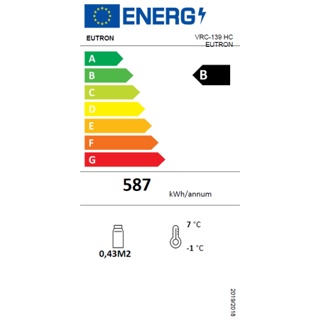 Vitrina refrigerada de tapas VRC-139 6 bandejas