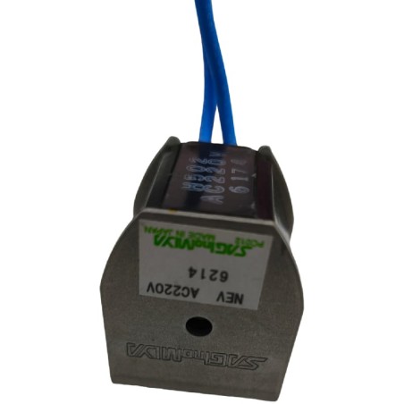 Bobine d'électrovanne SAGInoMYA NEV-603DXF 230 V 50/60 Hz 7 W BDG620-1M tube cuivre Ø 8 mm